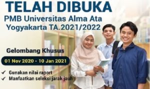PMB Universitas Alma Ata Yogyakarta 2021
