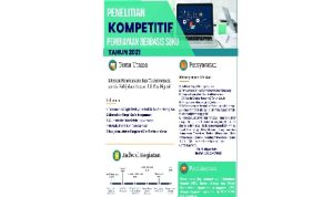 Penelitian Kompetitif Pembiayaan Bebrbasis SBKU Tahun 2021