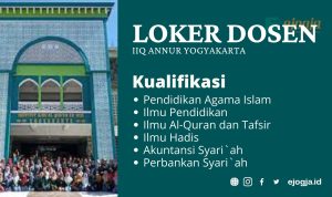 loker dosen iiq annur yogyakarta