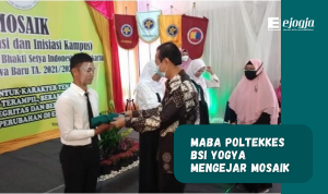 MABA POLTEKKES BSI YOGYA MENGGELAR MOSAIK