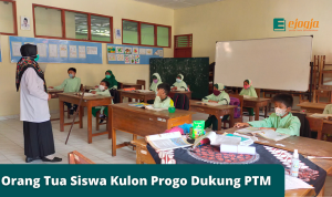 Orang Tua Siswa Kulon Progo Dukung PTM