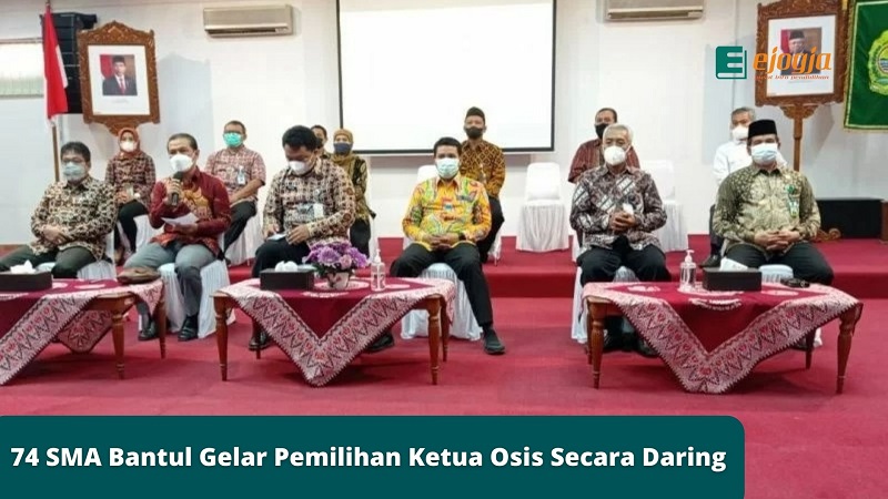 74 SMA di Bantul Gelar Pemilihan Ketua Osis Secara Daring