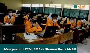 Menyambut PTM, SMP di Sleman Ikuti ANBK