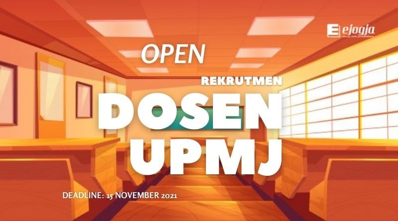 Open Rekrutmen Dosen UPMJ - ejogja
