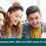 Pendaftaran Beasiswa 2021, 2022, dan 2023 untuk S1, S2, S3
