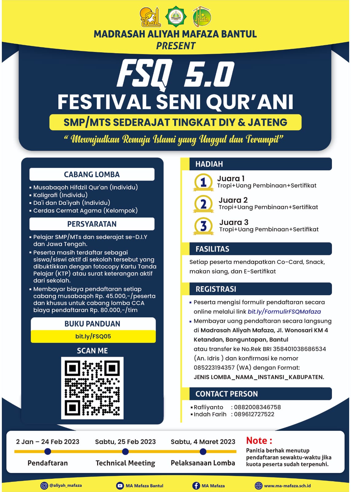 Festival Seni Qurani MA Mafaza Bantul Yogyakarta #1