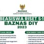 Beasiswa Riset S1 Baznas DIY 2023