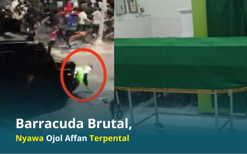 Barracuda Brutal, Nyawa Ojol Affan Terpental