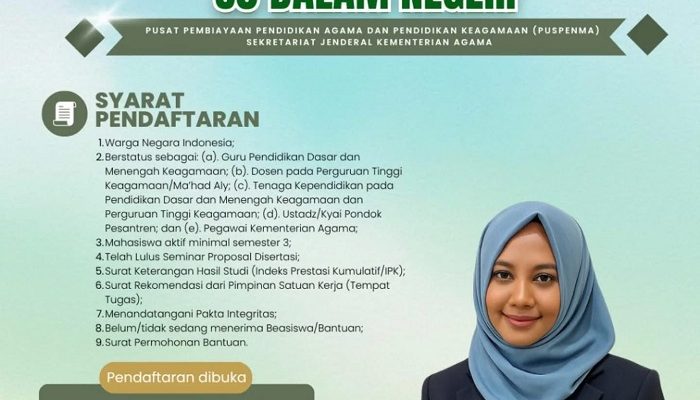 Bantuan Penyelesaian Pendidikan S3 dalam Negeri Bantuan Penyelesaian Pendidikan S3 dalam Negeri