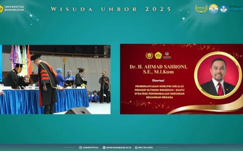 Dari Sopir hingga Doktor Ahmad Sahroni Raih Gelar S3 Ilmu Hukum