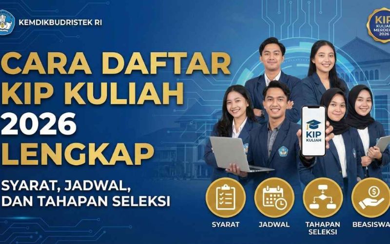 Daftar KIP Kuliah sebelum SNBP 2026, Jangan Sampai Salah!