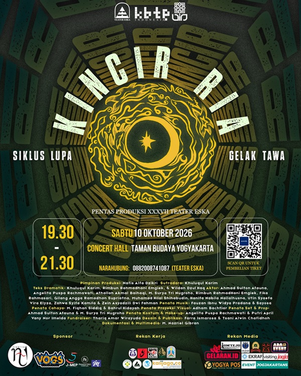 Teater ESKA UIN Sunan Kalijaga Gelar Pentas Produksi XXXVII, Angkat Siklus Kebahagiaan